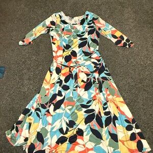 Colorful Floral Women's Dress